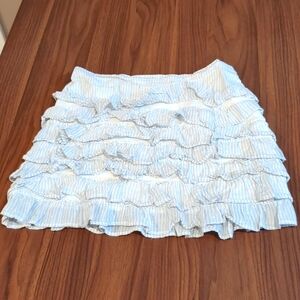 Old navy gray skirt with ruffles size 14